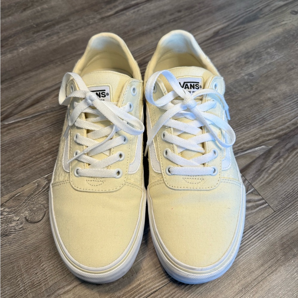 EUC Vans Ward DX Skate Shoes Women Size 9.5 Yellow